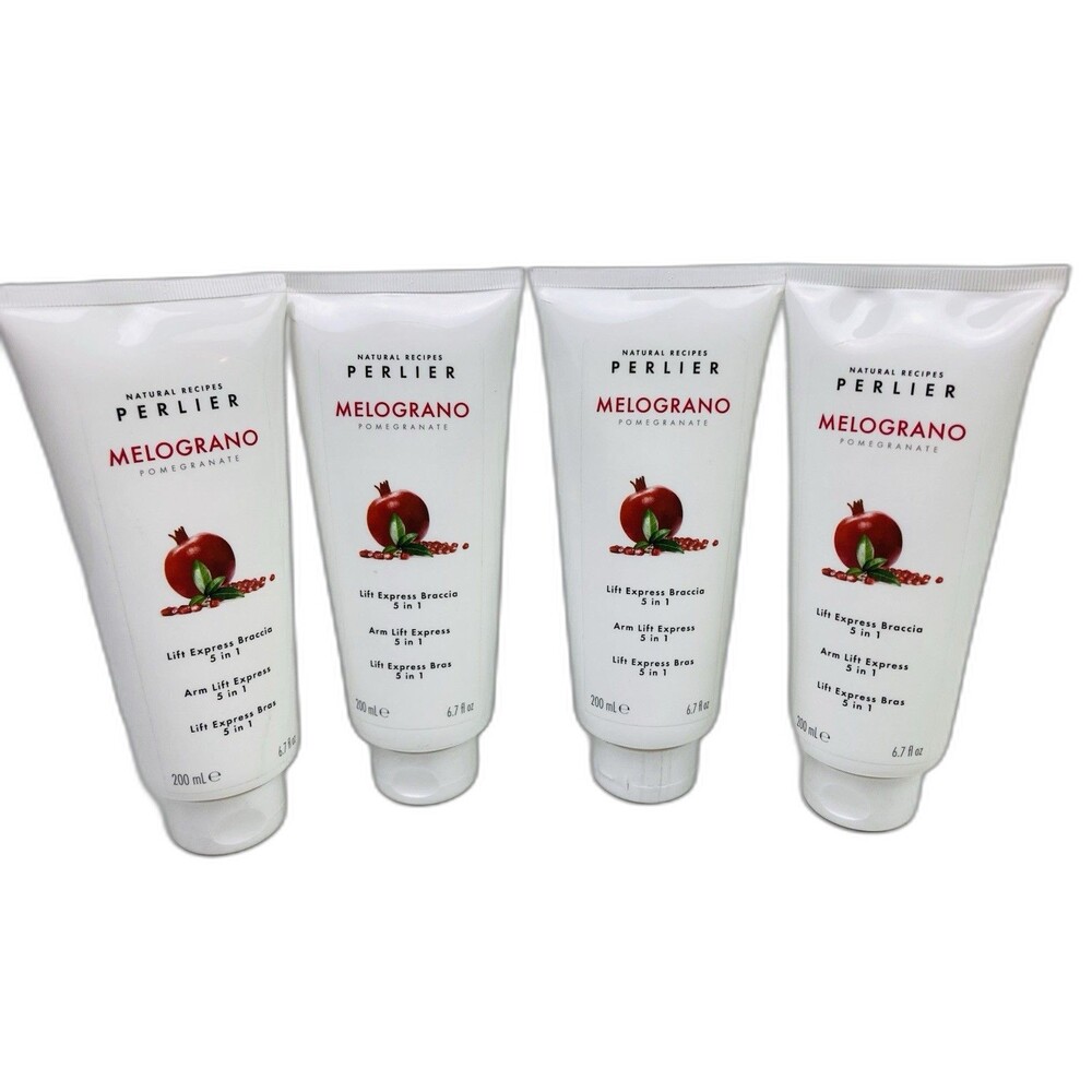 PERLIER Melograno Arm Lift Express 5 in 1 Pomegranate 6.7 fl.oz. Sealed 4 Pack